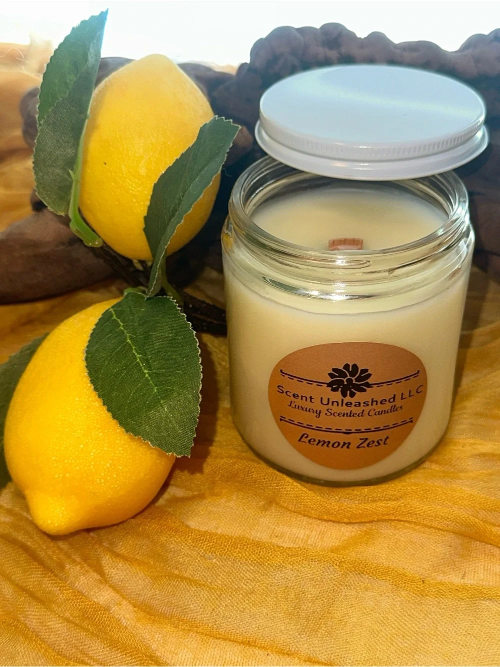 Lemon Zest Luxury Scented Candle